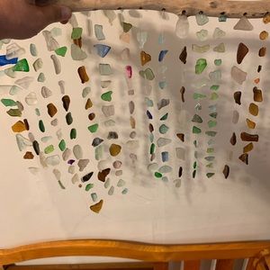 Windchime made out of beach glass